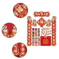 thumbnail image 3 of PatungKu 2026 Chinese New Year Door Couplets Full Set Traditional Horse Design Spring Festival Decorations, 3 of 14