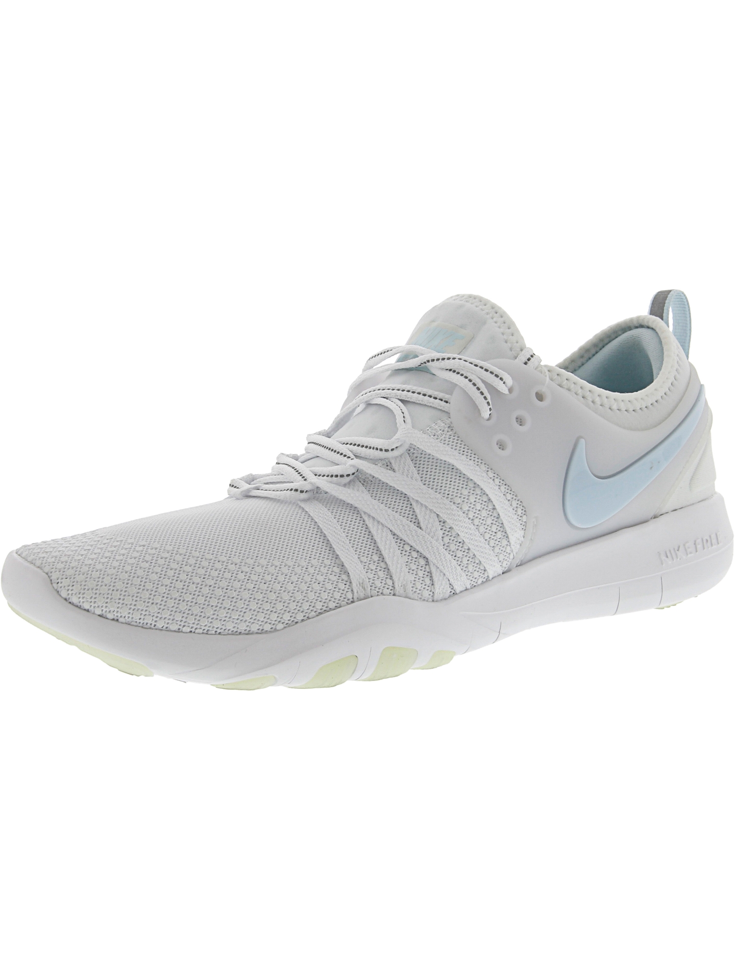 Nike Tr 7 Reflect White / Glacier Blue Ankle-High Mesh Training Shoes - 7M -