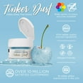 thumbnail image 2 of Bakell - Tinker Dust Soft Blue Edible Glitter - Vibrant Sparkle, 25g Jar, 2 of 9