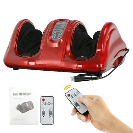 Thai Foot Massage Zeny Kneading and Rolling Shiatsu Foot Massager Machine for Foot, Ankle, Nerve Pain w/ Remote Control,4 Programs, 3 Massage Modes ()