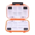 thumbnail image 2 of Caja de pesca impermeable con anzuelos de doble cara para almacenamiento de carpas y pesca con mosca S, 2 of 9