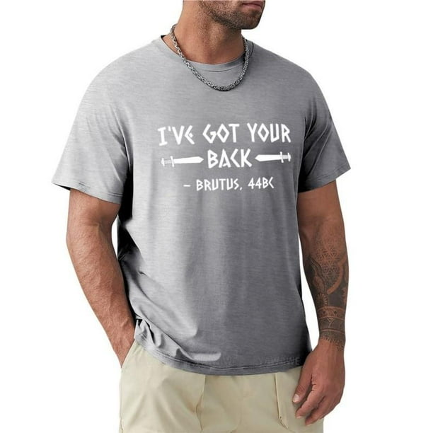 Camiseta con estampado de animales para hombre camisa con estampado de I have your back Brutus tops bonitos Verano