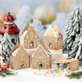 thumbnail image 6 of 6PCS Christmas Treat Boxes,Candy Gingerbread House Mini Christmas Party Favor Box,Small Paperboard Gift Container for Xmas Holiday Party Treat Cookie Goodie Snack Gift Packaging,6PCS, 6 of 8