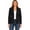 Black, variant on Women's Casual Long Sleeves Office Workwear Solid Blazer Jacket