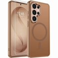 thumbnail image 1 of Chenchen Magnetic for Samsung Galaxy S26 Ultra Case with Screen Protector, (Built-in Magnets) (Military Grade Drop Protection) Slim Translucent Shockproof Phone Case,Brown, 1 of 1