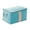Blue, variant on Ozmmyan Home Quilt Storage Box Large Capacity Foldable Storage Box With Window Gifts