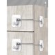 thumbnail image 3 of Child Safety Locks Baby Proof Refrigerator Lock Strong Adhesive Guard Lock with Keys for Fridge, Cabinets, Drawers, 3 of 5