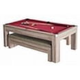 thumbnail image 2 of New Carmelli Newport 7-ft Table Tennis & Billiards Combo With Bench In Driftwood, 2 of 2