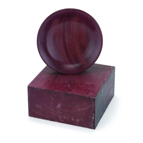 Purpleheart, 3" x 6" x 6"