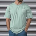 thumbnail image 2 of NOLDARES Summer Men's Graphic Print Crewneck Tees Short Sleeve Beach Vacation T-Shirts(Light Green,M), 2 of 5