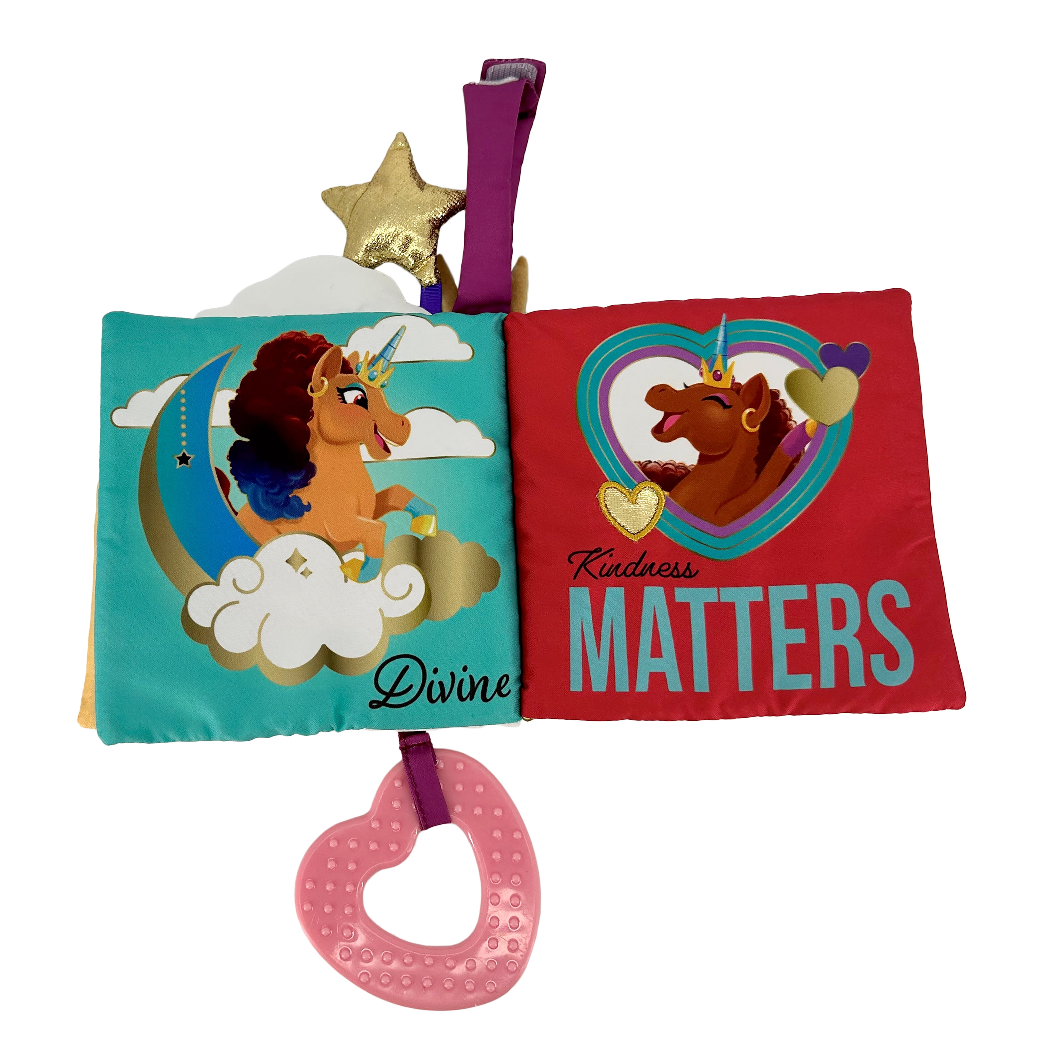 Afro Unicorn Soft Book