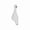 Silver, variant on Zinc Alloy Dolphin-Shaped Facial Massage Scraper for Round Face Lifting and Firming