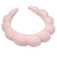 thumbnail image 3 of Enchante Crescent Pink Spa Headband with Soft Comfort Design for Skincare & Makeup, 3 of 8