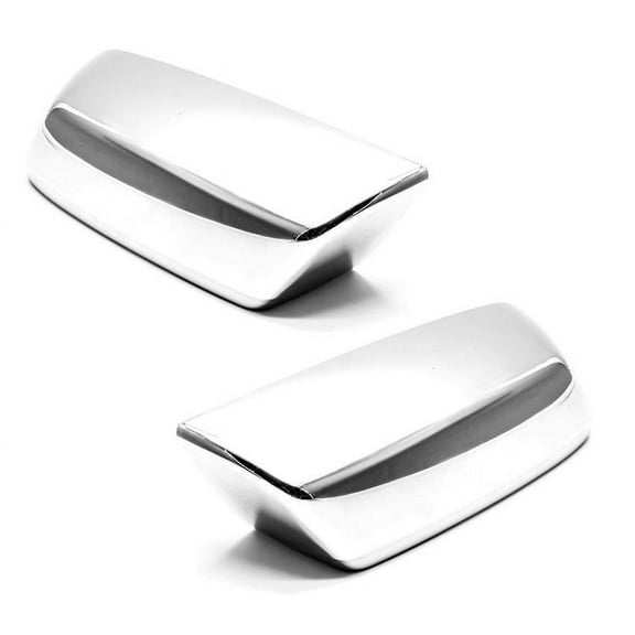 Sizver Chrome Door Mirror Covers For 2014-2015 Chevy Silverado 1500/15-16 Silverado 2500HD/3500HD/2014-2015 GMC Sierra 1500 /15-16 Sierra 2500HD/3500HD *Top Half*