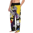 thumbnail image 2 of Devil Cuphead Mugman Men's Pajama Pants With Pockets Lounge Fashion Cozy Daily Sleep Pants Sleepwear, 2 of 8
