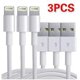 thumbnail image 4 of Cable Cargador para iPhone Paquete de 3 Compatible con Cable Lightning de Apple Carga rápida de 2 m para iPhone SE 2020 para iPhone 11 Pro X Xs Max Xr 8 Plus 7 Plus 6s Plus SE 5s para iPad-Blanco, 4 of 4
