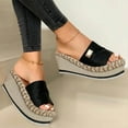 thumbnail image 6 of GROFRY Cool Women Sandals Platform Wedge Footwear Open Toe Anti Skid Sandals for Daily Wear, 6 of 8