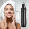thumbnail image 3 of Recortadora de pelo compacta para oreja y nariz para hombres Herramientas de precisión Wowen Motor silencioso Fácil de limpiar Limpiador , recargable Baoblaze Recortador de pelo de nariz, 3 of 8
