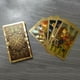 thumbnail image 4 of Cartas De Tarot Cartas de tarot doradas Baraja de cartas de tarot a prueba de agua para amigo aficionado (negro dorado) Ndcxsfigh  Para Estrenar, 4 of 6