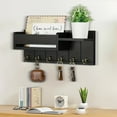 thumbnail image 3 of TIELUTT Wooden Storage Rack for Living Room Bedroom and Bathroom Kitchen Sponge and Soap Holder Kitchen Drying Rack over the Japanese Home Gadgets Dish Drying Rack Mat Large Adjustable Drainer, 3 of 7
