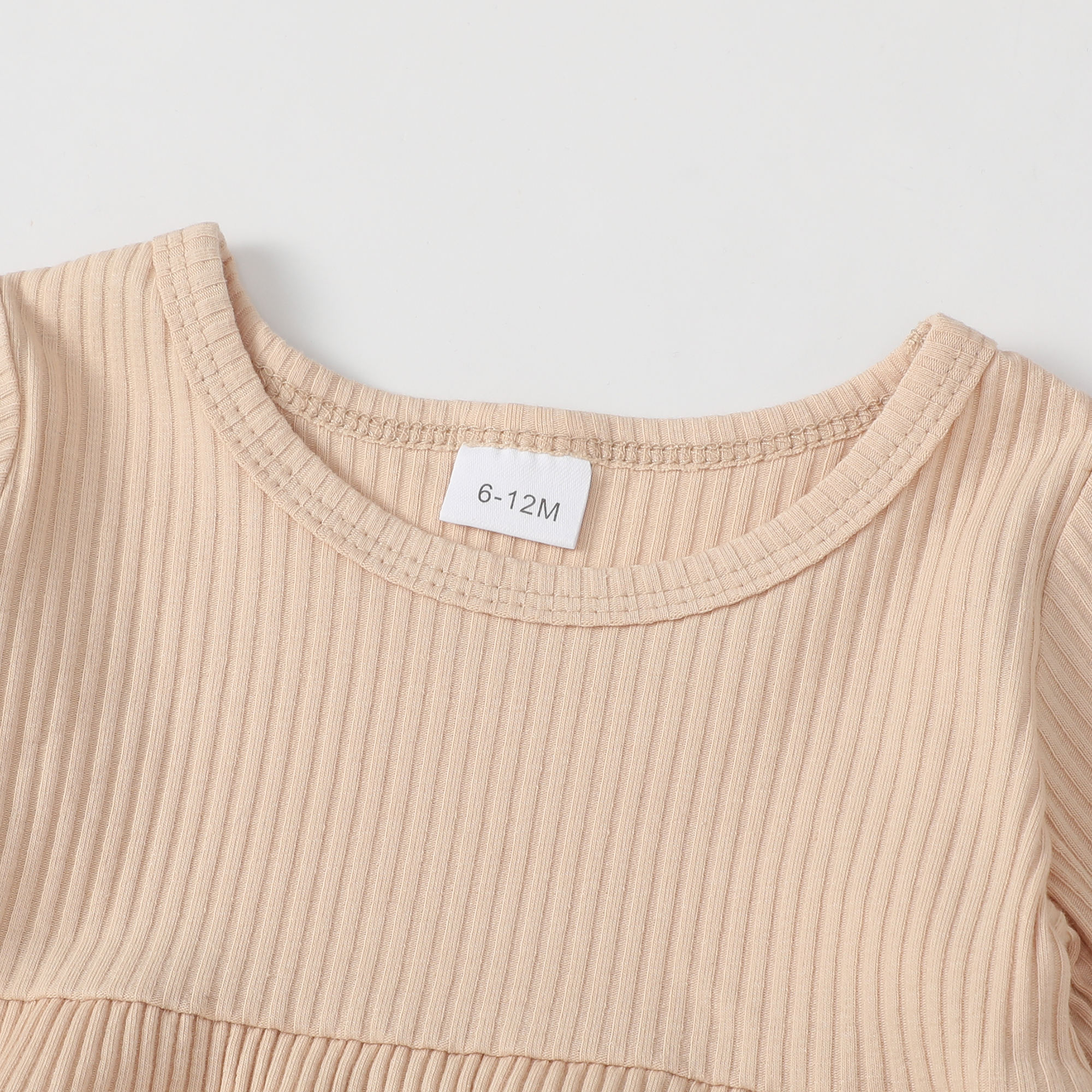 Mioglrie Toddler Girls Fall Winter Outfit Set Apricot photo 4