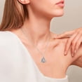 thumbnail image 4 of Coachuhhar Celtic Moon Necklace for Women 925 Sterling Silver Zircon Celtic Knot Moon Pendant Crescent Irish Necklace Trinity Knot Jewelry Birthday Gift, 4 of 7