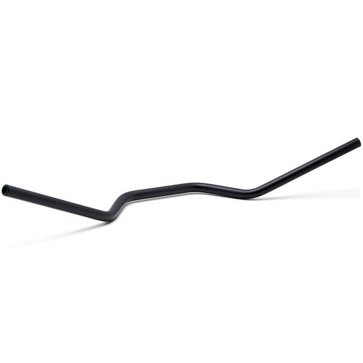 Krator Motorcycle Handlebar 7/8" Black Bars Euro Style Compatible with Honda CB 250 450 650 700 750 Nighthawk