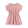 thumbnail image 2 of Dresses for Toddler Girls Short Sleeve Casual Girls Flowy Dress Cute Clothes for Toddler Girls 12-18 Months, 2 of 9