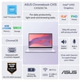 thumbnail image 2 of ASUS Chromebook CX15 Laptop, 15.6" FHD Display, Intel® Processor N50, 128GB Storage, 4GB RAM, ChromeOS, Pastel Purple, 2 of 13