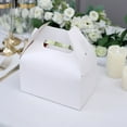 Efavormart 25 Pack | Classic White Striped Party Favor Gift Tote Gable ...