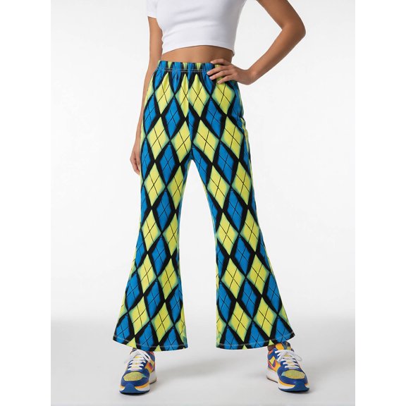 Girls Stretchy Pants Stretch Fit Bootcut Flare Leggings Fashion Trousers Elastic Waistband for Young Girls Age 5-13 Holiday Style