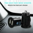 thumbnail image 4 of Car Charger Mini Dual USB 12V Lighter Socket Adapter Plug, 4 of 8
