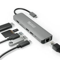 7-in-1 USB C Hub Multiport Adapter with Ethernet