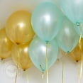 thumbnail image 5 of Juego de 20 globos dorados y blancos con temática de fiesta, guirnalda de globos de látex, decoración de globos de Navidad, traje para niño, cumpleaños, boda, juguete de decoración, 5 of 5