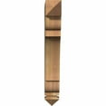 thumbnail image 4 of Ekena Millwork 4"W x 20"D x 20"H Olympic Craftsman Rough Sawn Bracket, Western Red Cedar, 4 of 4