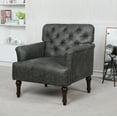 thumbnail image 5 of Furniture of America Lanis Traditional Indoor Tufted Lounge Armchairs & Accent Chairs, Gray, 5 of 5