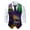 Dark Purple, variant on Men Suit Vest Novelty 𝐌𝐚𝐫𝐝𝐢 𝐆𝐫𝐚𝐬 Vests Gothic Formal Waistcoat Vintage Graphic Print Tuxedo Vests for 𝐂𝐚𝐫𝐧𝐢𝐯𝐚𝐥 𝐏𝐚𝐫𝐚𝐝𝐞
