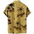 thumbnail image 3 of JLFKNG Mens T-Shirts Short Sleeve Shirts For Men Fashion Hawaiian Style Coconut Tree Printed Casual Loose Fit Shirt Tops Lounge Summer Tops, 3 of 4