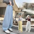 thumbnail image 7 of Otqutp Wide Leg Sweatpants for Teen Girls High Waisted Baggy Sweat Pants Y2K Preppy Fall Winter Warm Athletic Joggers, 7 of 7