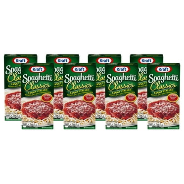 (8-Pack) Kraft Spaghetti Classics, Tangy Italian, 8 oz