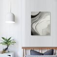thumbnail image 3 of COMIO Grey Marble Canvas Wall Art Grey and White Abstract Prints Grey Abstract Picture White and Grey Marble Wall Art White Textured Modern Minimalist Painting for Living Room Decor, 3 of 4