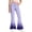 A-Blue, variant on Girls Gradient Color Flare Pants Zipper Button Closure Casual Bell Bottom Pants High Waisted Casual Long Trousers with Pockets,D-Yellow