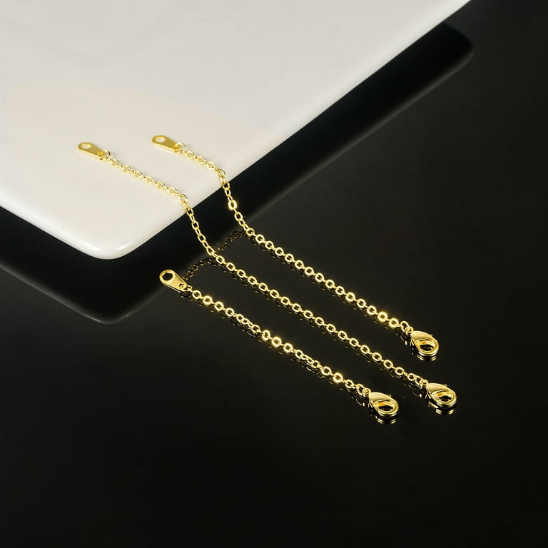  Necklace Extenders Gold