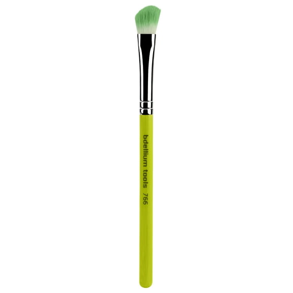 Bdellium Tools Professional Eco-Friendly Vegan Makeup Brush Green Bambu Series - Angled Shadow 766