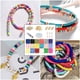 thumbnail image 5 of Beads Separador de polimérica Pna forma forma forma y espaciadoras chapado en 6 mm con cordones elásticos para pulseras rejils 3692 18 rejils 3692 piezas Gloria cuentas de arcilla heishi, 5 of 9