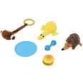 thumbnail image 1 of Dog Molar Toys, Pet Interactive Toys Flying Disc Durable Squeaky 6Pcs Interactive  For Small Dogs For Puppys, 1 of 8