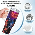 thumbnail image 4 of Lsque Five Nights At Freddy'S Pattern 40 OZ Ice Bully Cup with Handle and Straw, Double Wall Stainless Steel Tumbler Travel Coffee Cup with Lid for Christmas Present, 4 of 8
