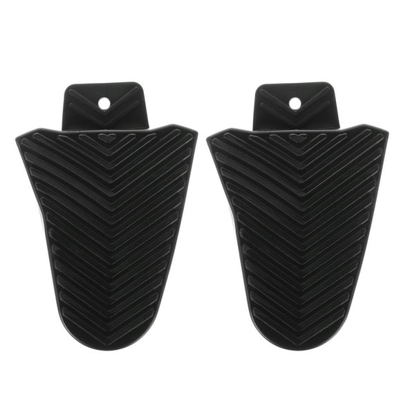 Miangastore Bike Pedal Covers 1 Pair Abs Black For Secure Connection During Cycling And Mountain Biking