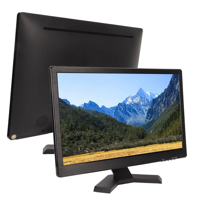 Digital TV, US Plug 110-240V AV Interface 21.5 Inch ATSC PVR Function Dual Tuner HD 1080P LED Digital TV for Home