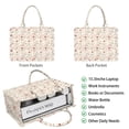 thumbnail image 2 of Large Capacity Tote Bag,Baseball Heart Pattern Handbag Fashion Luxury Tote Bag,15.7"x13"x 5.1" Inches,Laptop Compatible, 2 of 6
